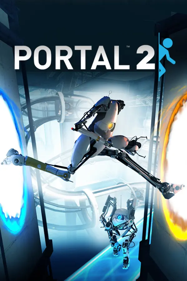 Portal 2 cover art.
